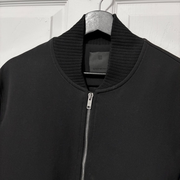 GIVENCHY Black 4G Logo Virgin Wool Bomber Jacket Men L 50